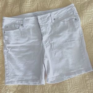 White Denim shorts